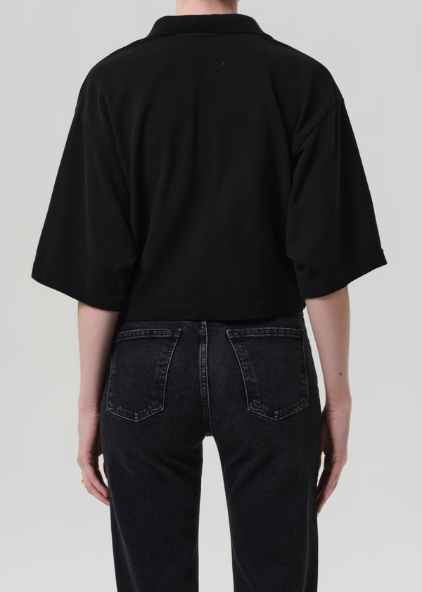 gold Sign Lowen Polo Shirt In Black