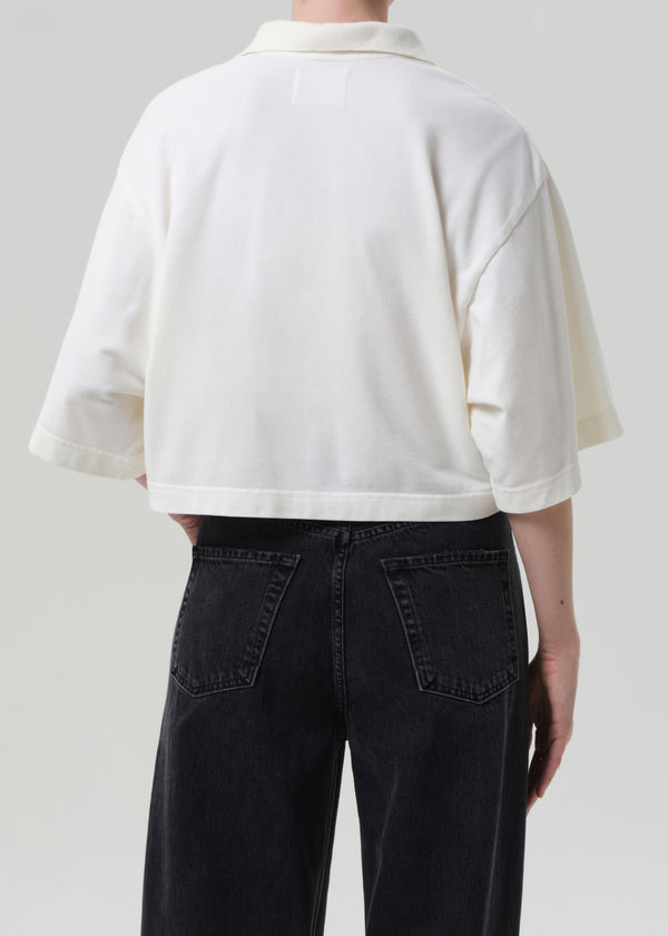 Gold Sign Lowen Polo Shirt In Pashmina