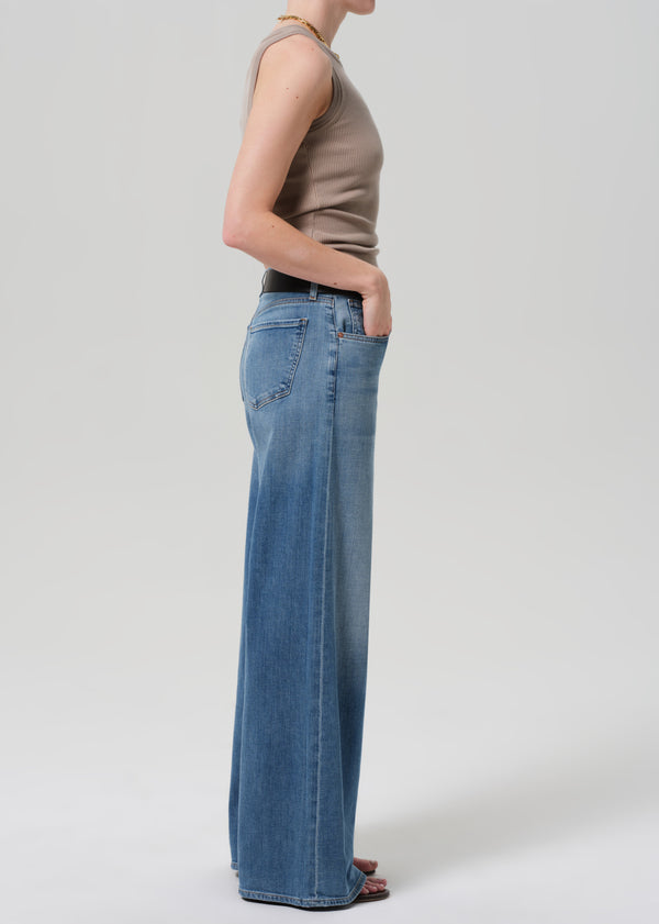 Gold Sign Lyra Long Wide Leg In Bhodi