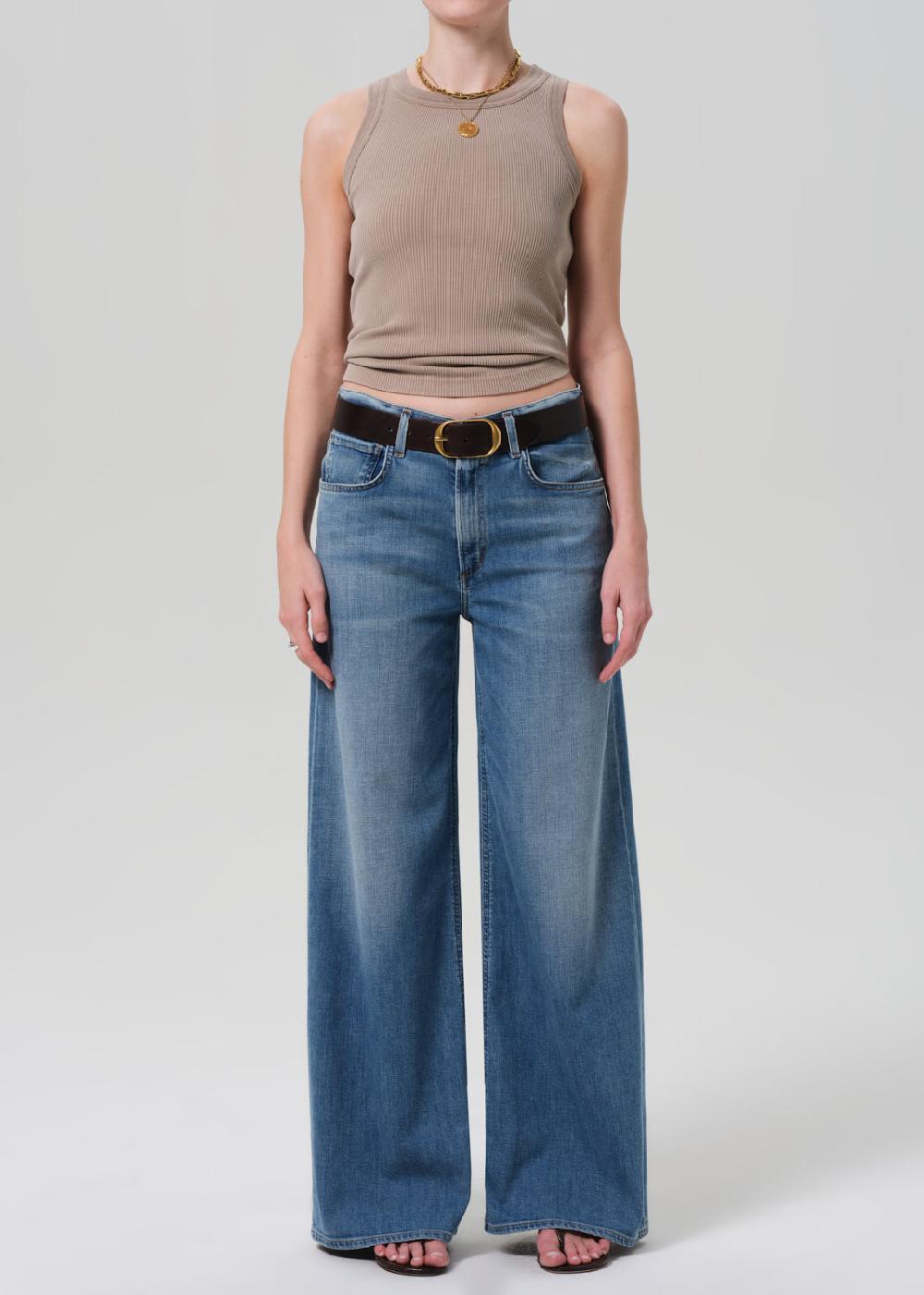 gold sign Lyra Long Wide Leg In Bhodi