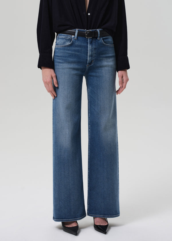 Gold Sign Lyra Long Wide Leg In Cooper