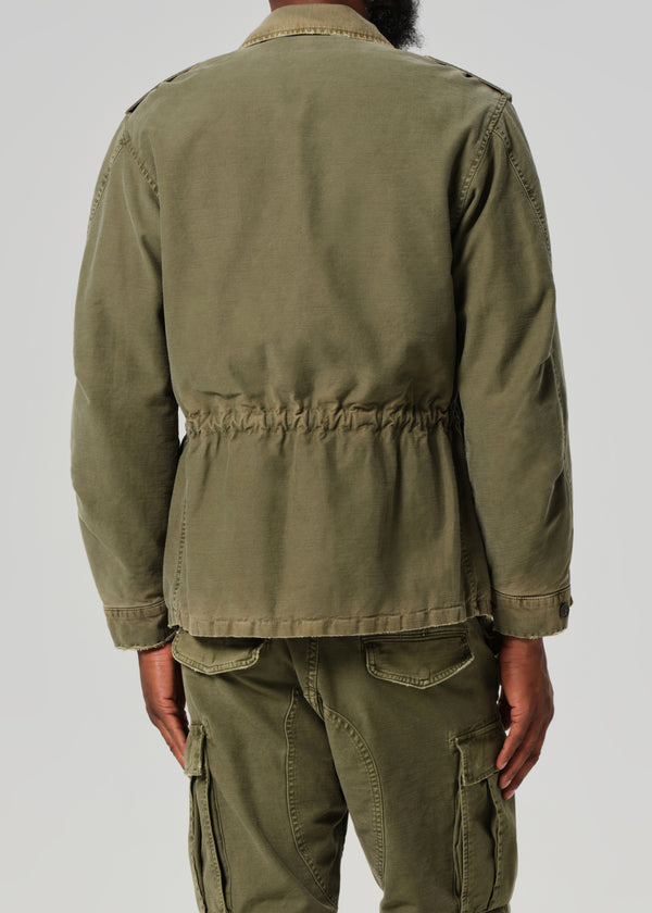 Gold Sign M-51 Utility Jacket In Hiro Green