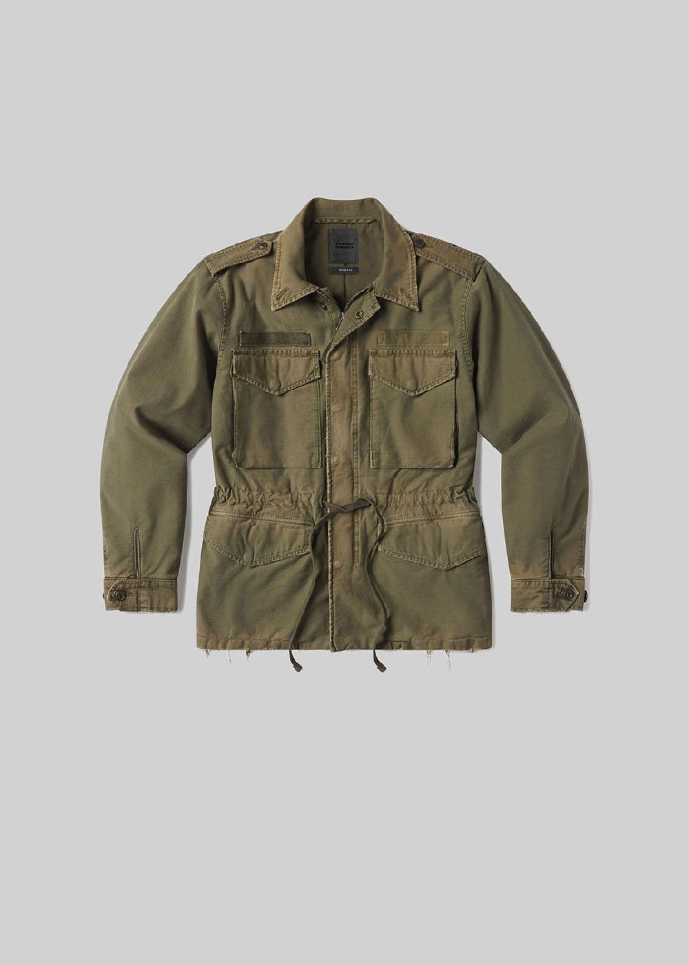 gold sign M-51 Utility Jacket In Hiro Green