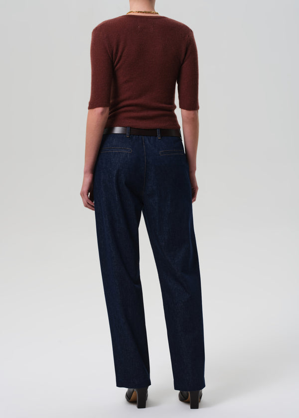 Gold Sign Mallory Straight Trouser In Omni