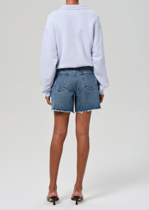 Gold Sign Marlow Long Vintage Short In Amaretto