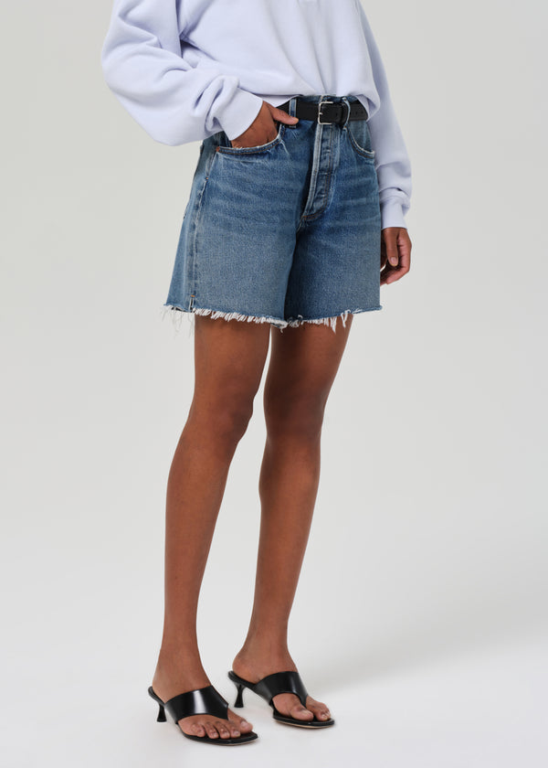 Gold Sign Marlow Long Vintage Short In Amaretto