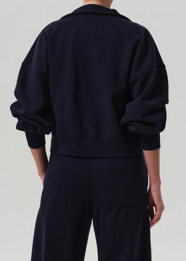 Gold Sign Mirelle Funnel Neck In Navy