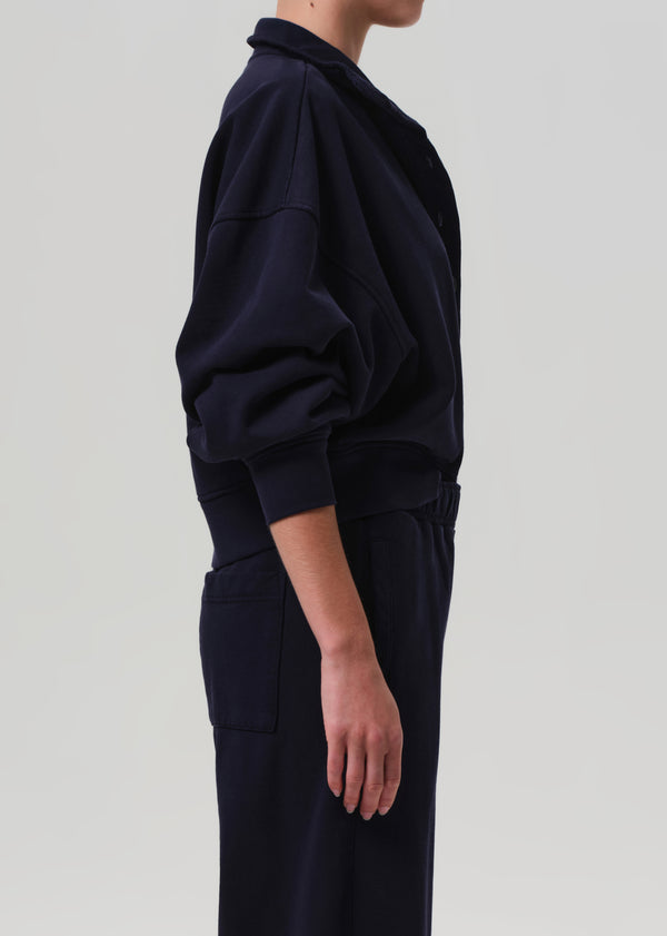 Gold Sign Mirelle Funnel Neck In Navy