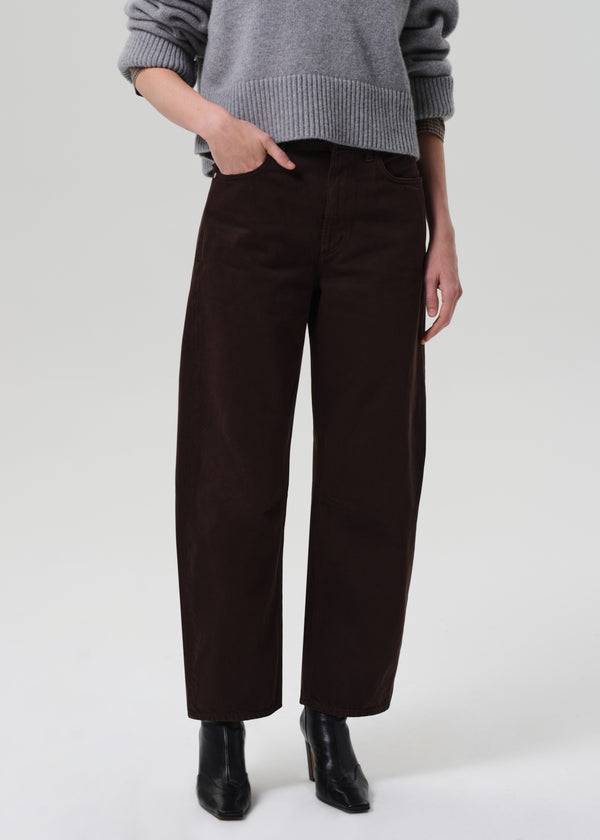 Gold Sign Miro Relaxed Jean In Carob