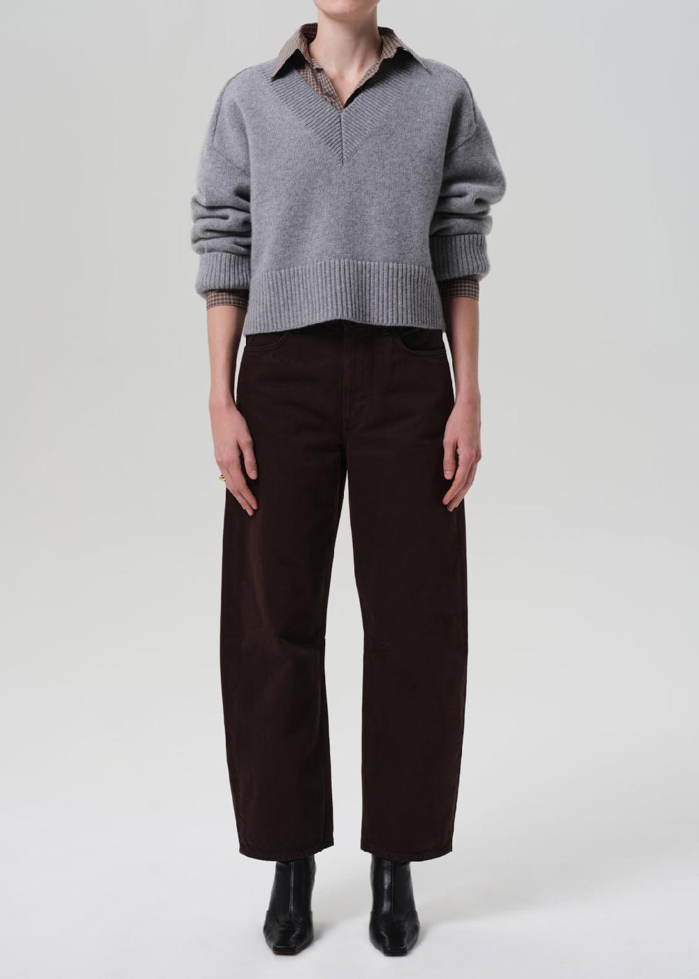 gold sign Miro Relaxed Jean In Carob