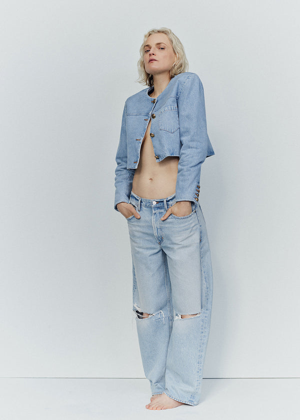 Gold Sign Miro Relaxed Jean In Damaris