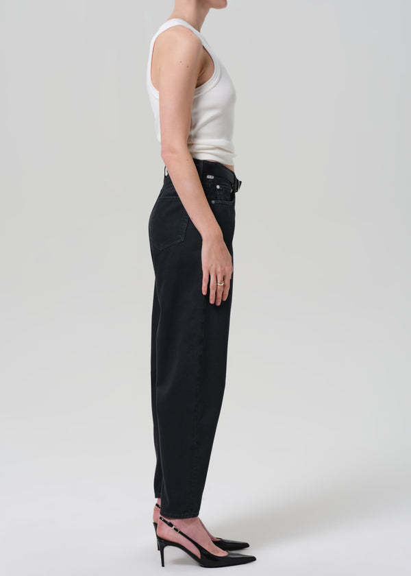 Gold Sign Miro Relaxed Jean In Washed Black