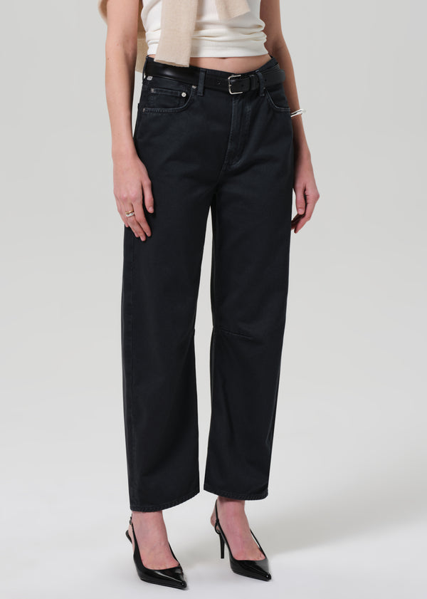 Gold Sign Miro Relaxed Jean In Washed Black