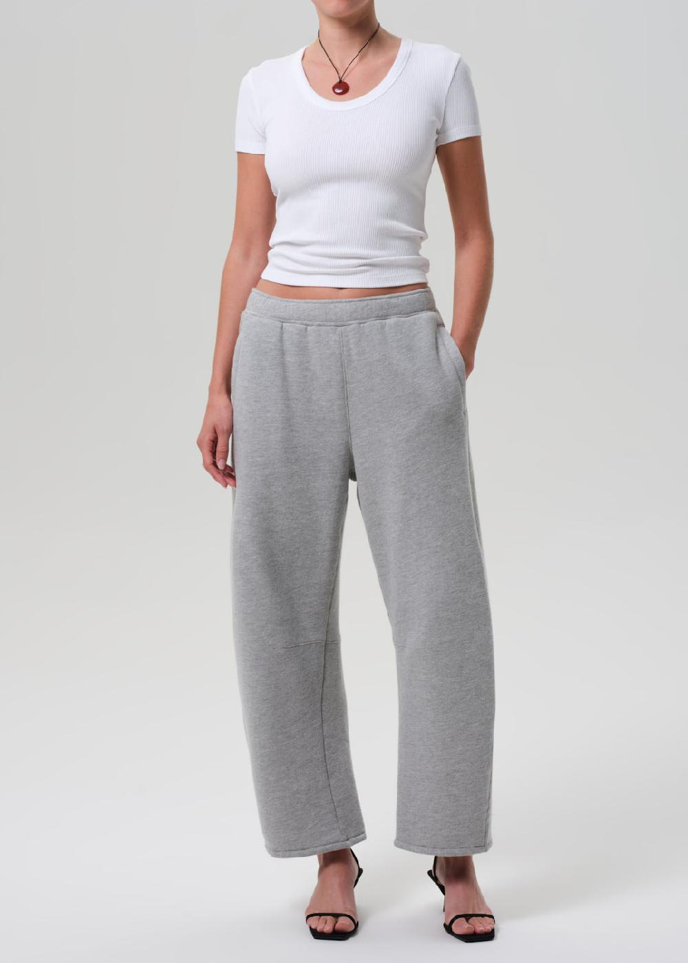 gold sign Miro Sweatpant In Heather Grey