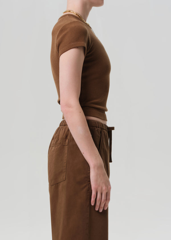 Gold Sign Nello Tee In Manuka