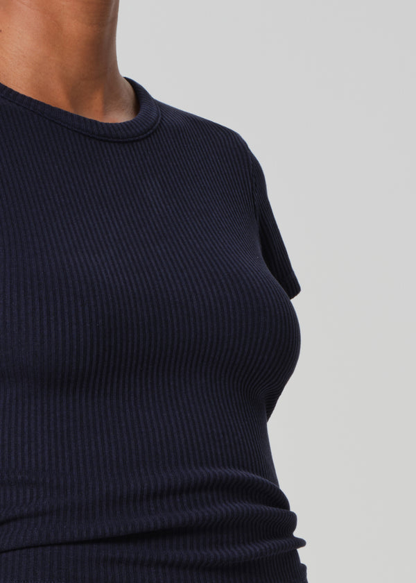 Gold Sign Nello Tee In Navy