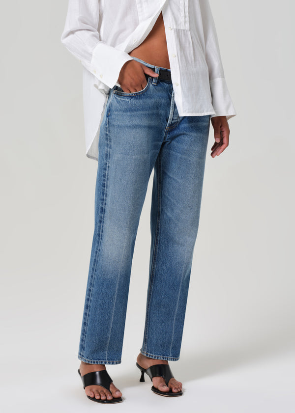 Gold Sign Neve Low Slung Relaxed In Marmont