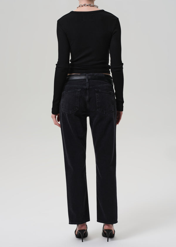 Gold Sign Neve Low Slung Relaxed In Voila