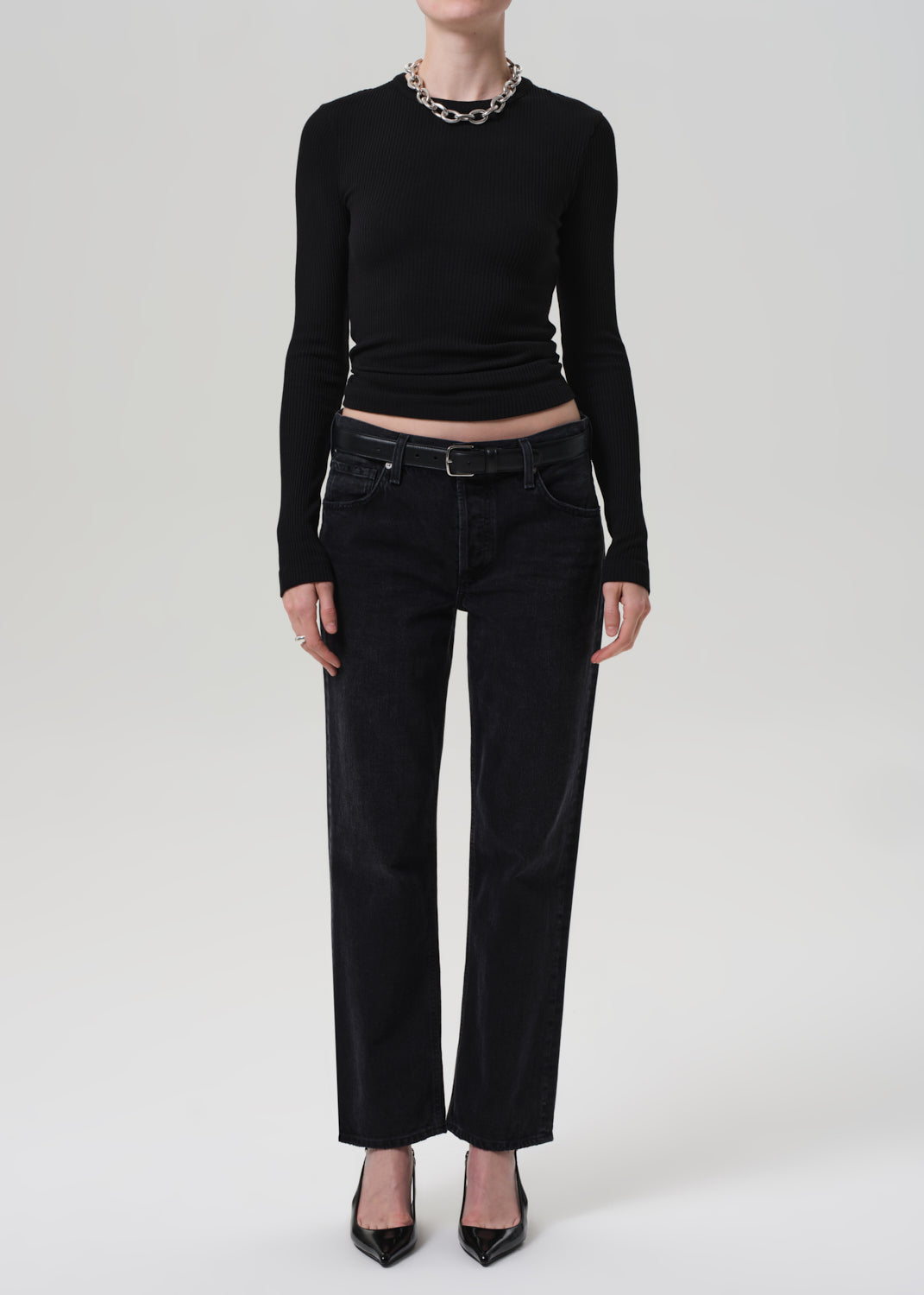 gold sign Neve Low Slung Relaxed In Voila