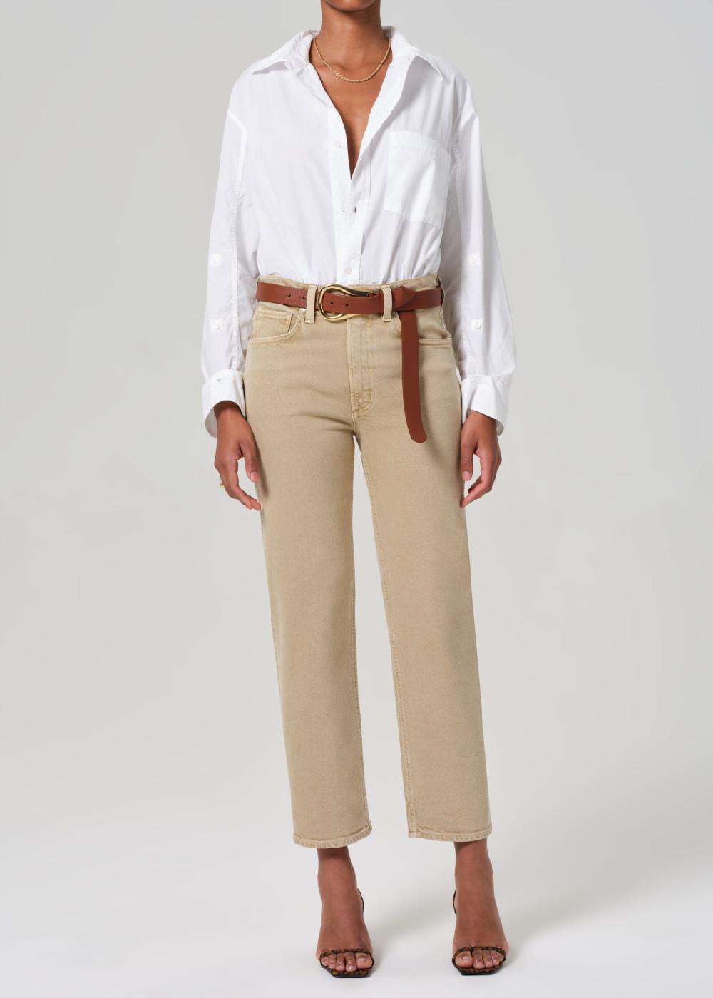 gold sign Palma Straight Clean Hem In Hempseed