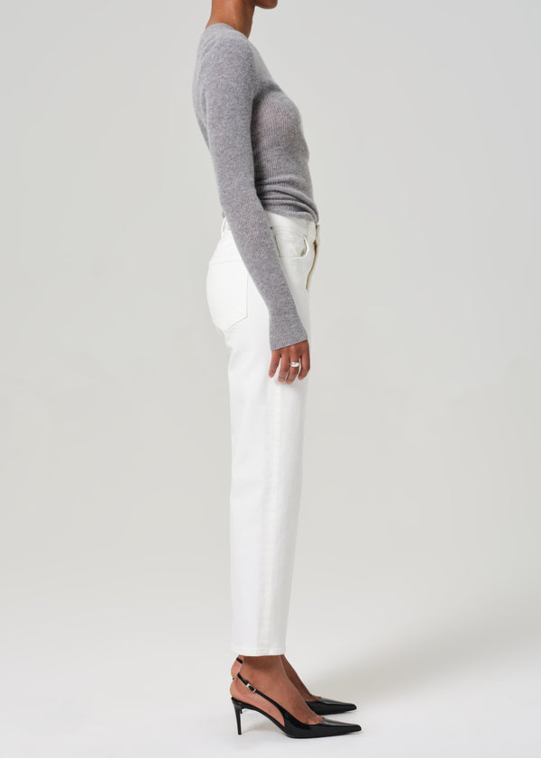 Gold Sign Palma Straight Clean Hem In Soft White