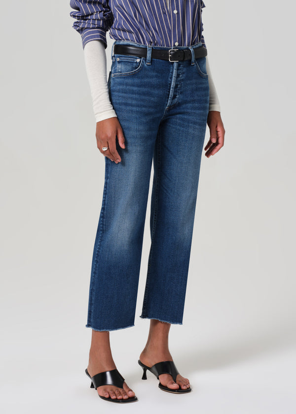 Gold Sign Palma Straight Raw Hem In Ambry