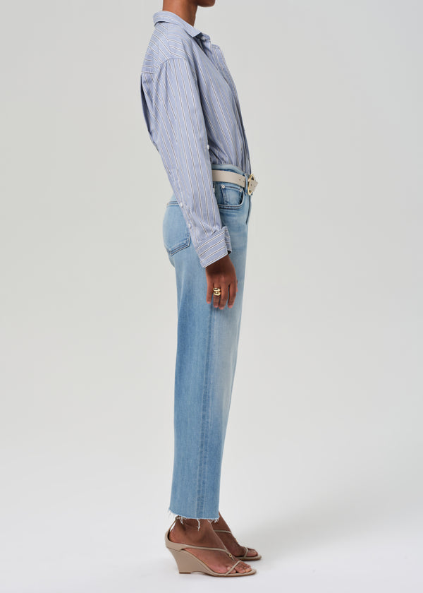 Gold Sign Palma Straight Raw Hem In Lisbon