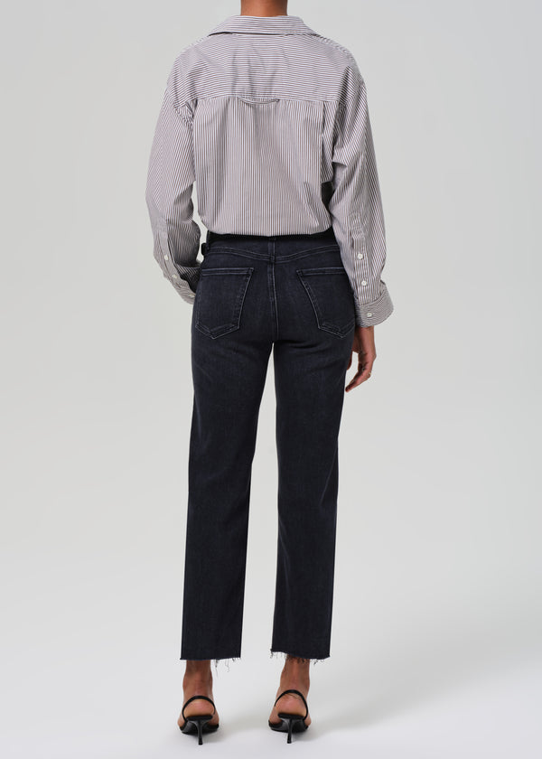 Gold Sign Palma Straight Raw Hem In Medallion