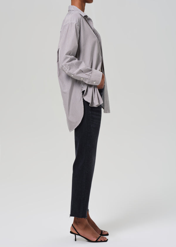 Gold Sign Palma Straight Raw Hem In Medallion