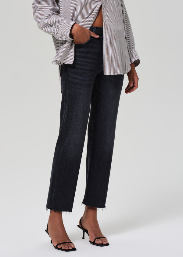 Gold Sign Palma Straight Raw Hem In Medallion