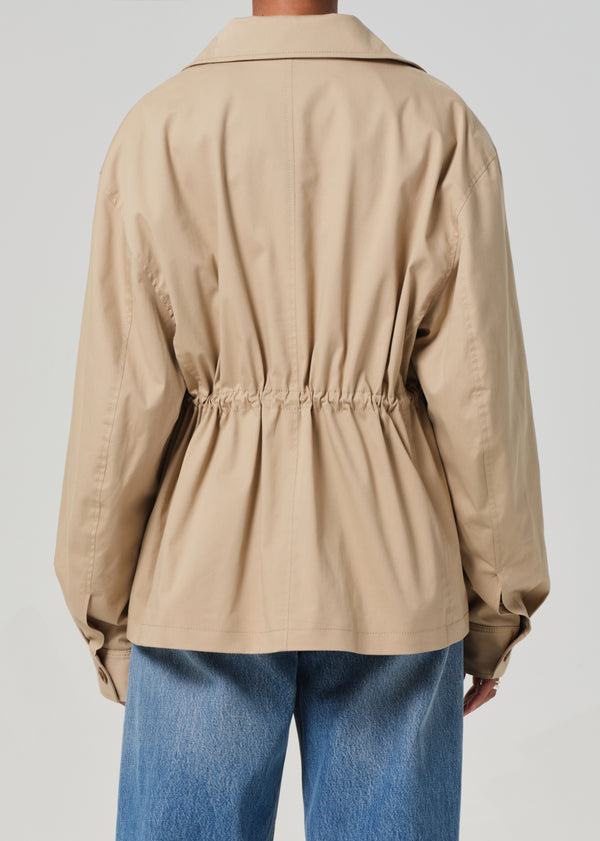 Gold Sign Paretti Military Jacket In Catalina