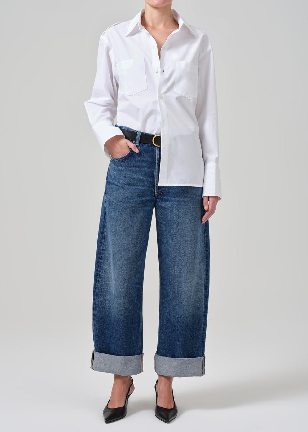 gold sign Petite Ayla Baggy In Claremont