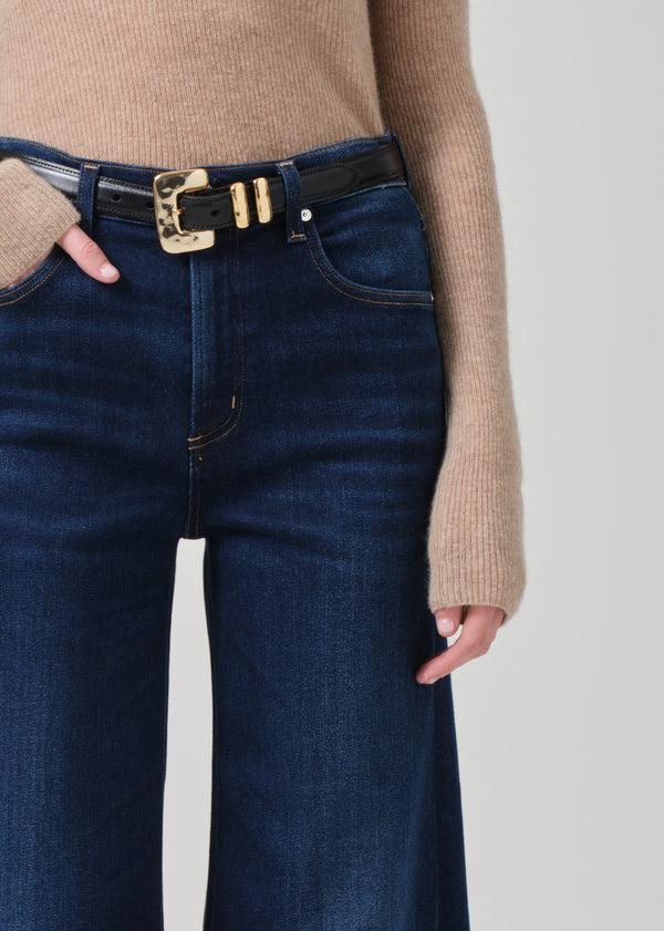 Gold Sign Petite Lyra Wide Leg Crop In Lotus