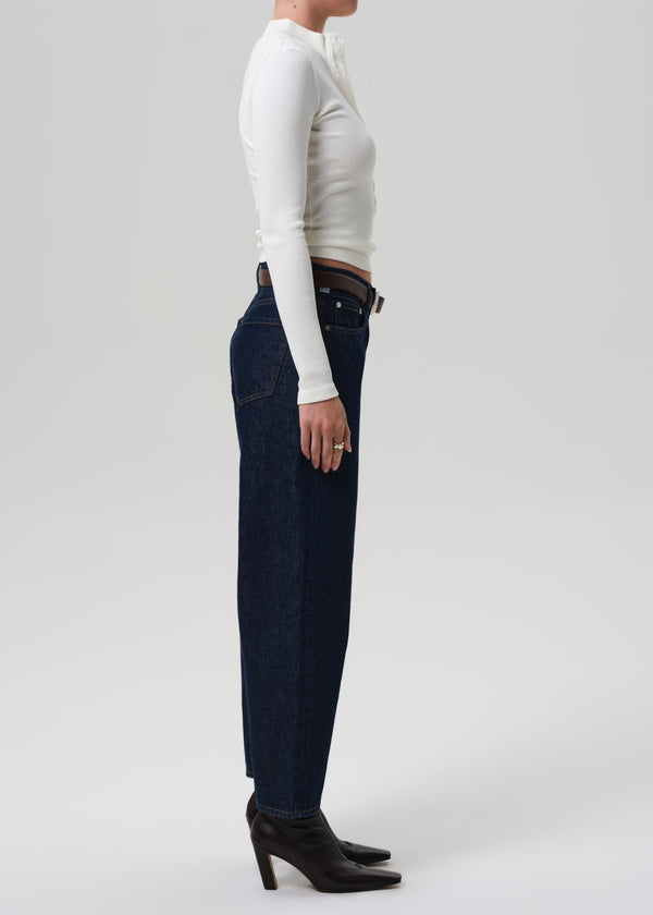 Gold Sign Petite Miro Relaxed Jean In Amherst