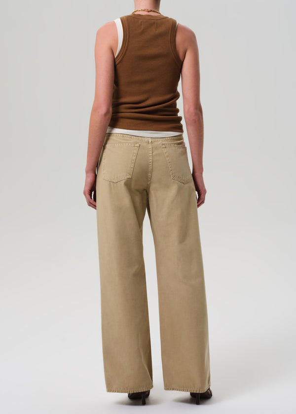 Gold Sign Petra Pleated Trouser In Gobi