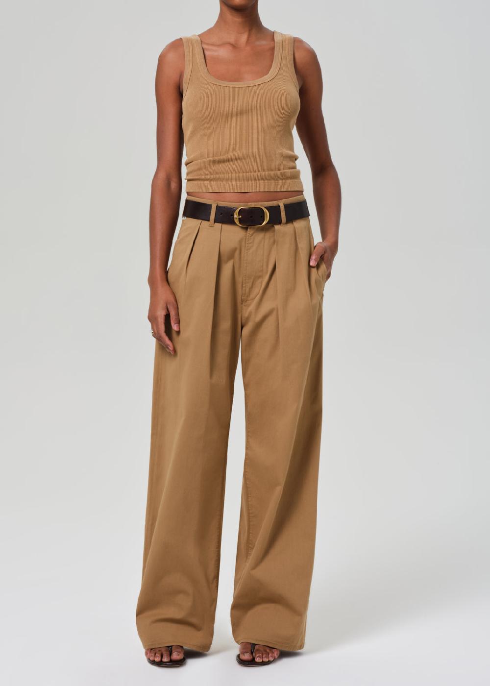 gold sign Petra Pleated Trouser In Nano