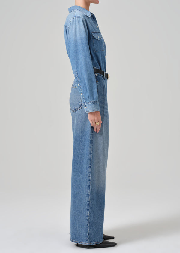 Gold Sign Petra Pleated Trouser In Nensi