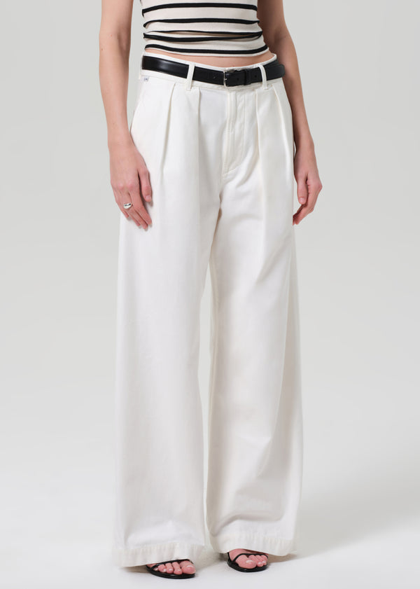 Gold Sign Petra Pleated Trouser In Pashmina