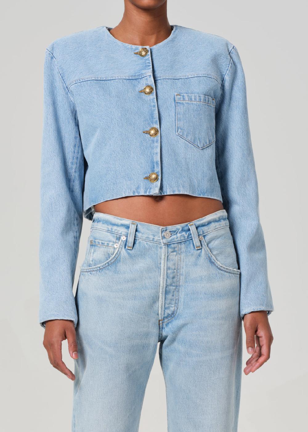 gold sign Priah Jacket In Damaris