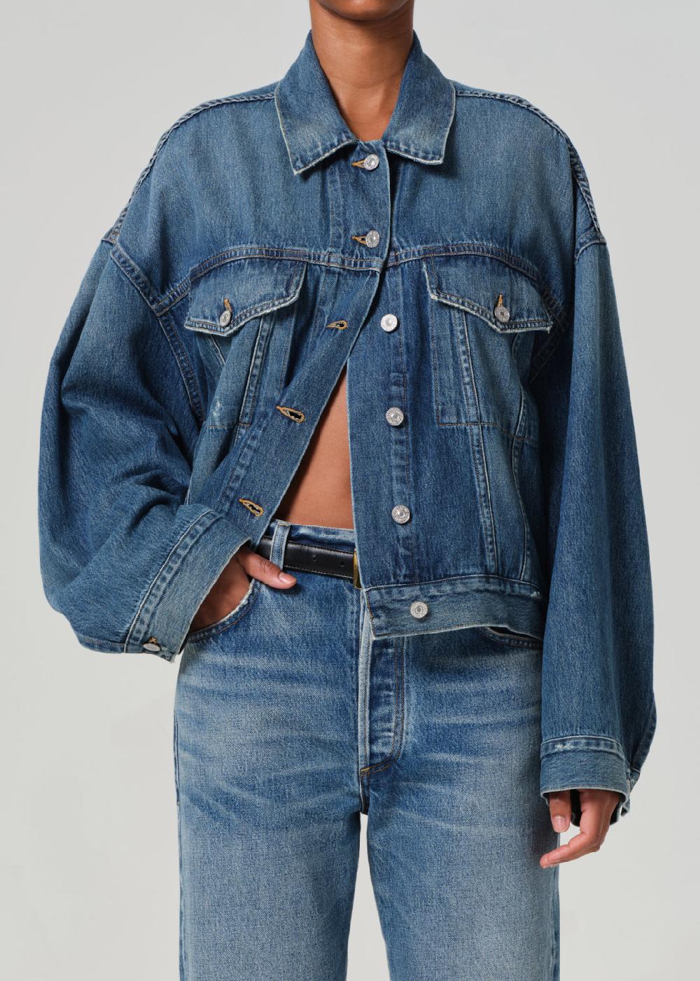 gold sign Quira Puff Jacket In Good Neighbor