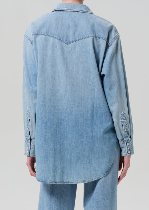 Gold Sign Rancher Kayla Shirt In Abbott