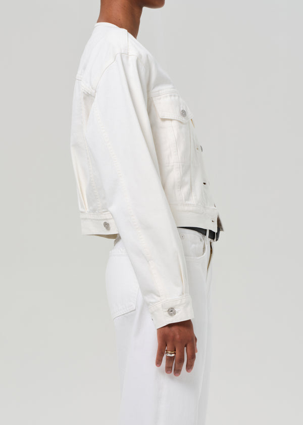 Gold Sign Renata Rework Jacket In Pashmina