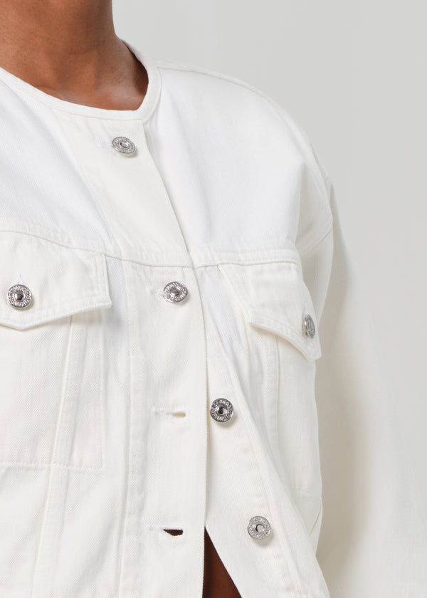 Gold Sign Renata Rework Jacket In Pashmina