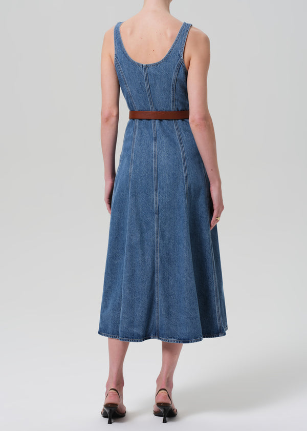 Gold Sign Rosetta Dress In Jete