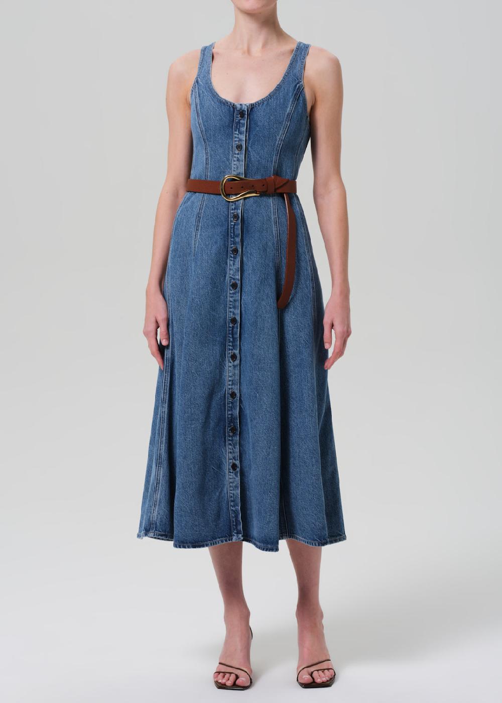 gold sign Rosetta Dress In Jete