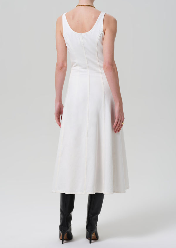 Gold Sign Rosetta Dress In Pashmina