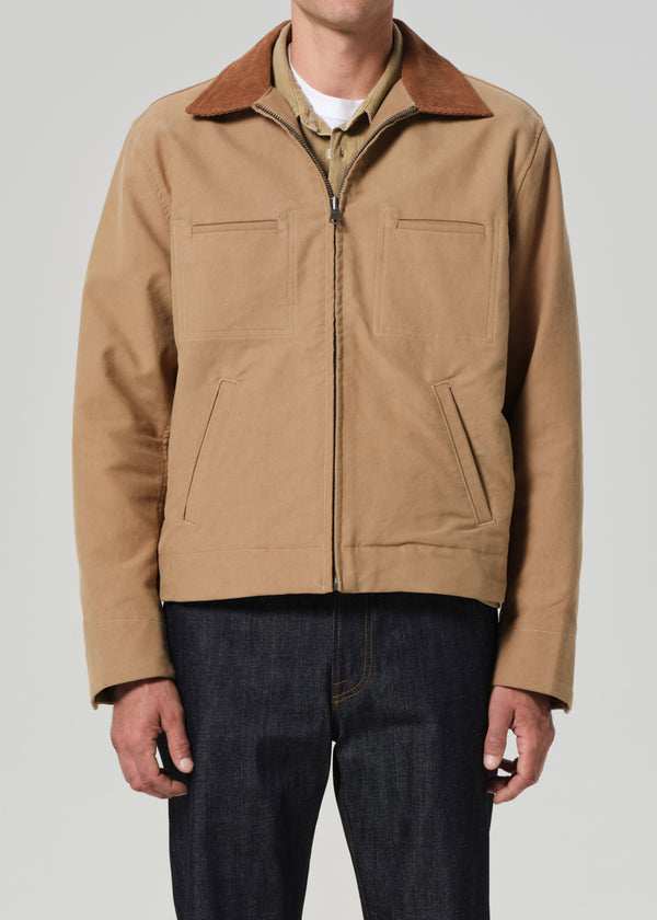 Gold Sign Service Jacket In Heirloom
