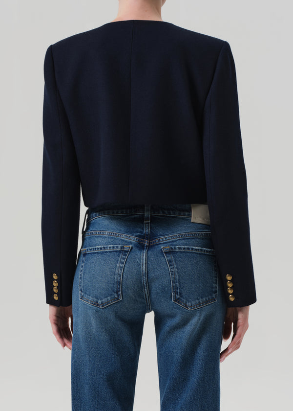 Gold Sign Sophia Jacket In Navy
