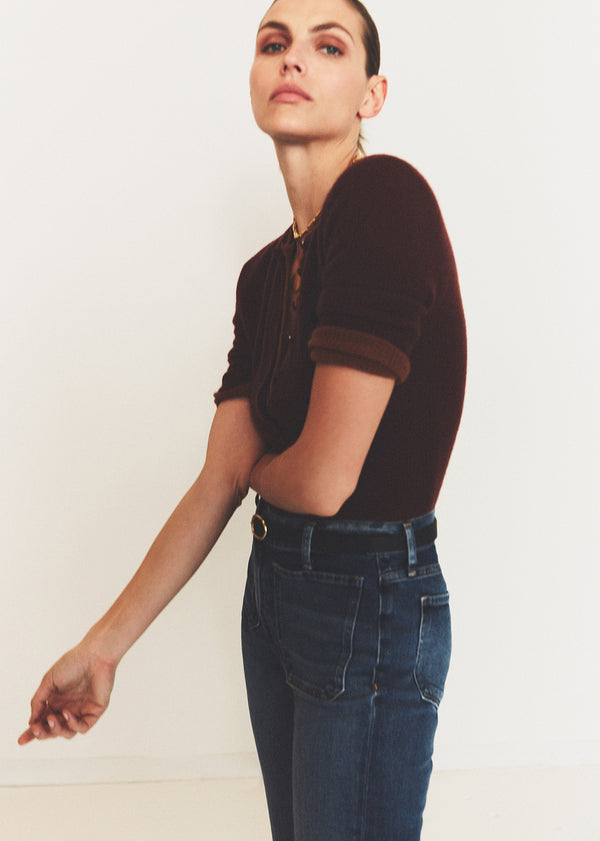 Gold Sign Tabitha Cardigan In Torrone