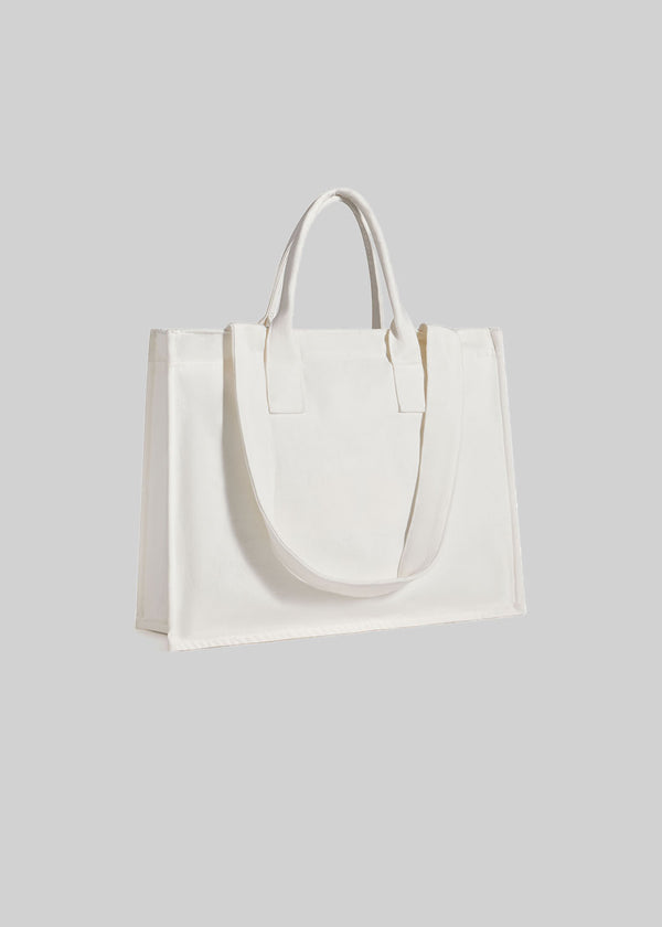 Gold Sign Tote Bag In Pashmina